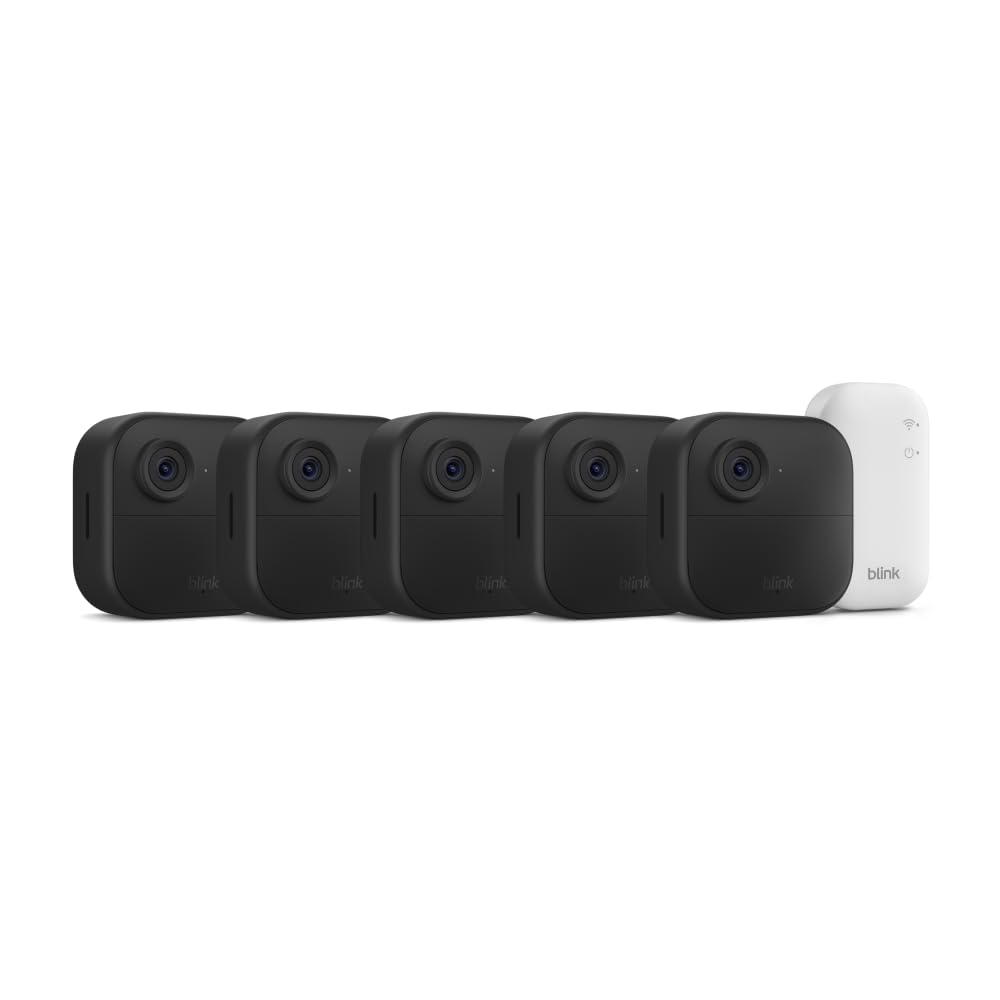Blink Outdoor 4 – Wireless smart security camera, two-year battery life, two-way talk. Required Sync Module not included – Add-on camera