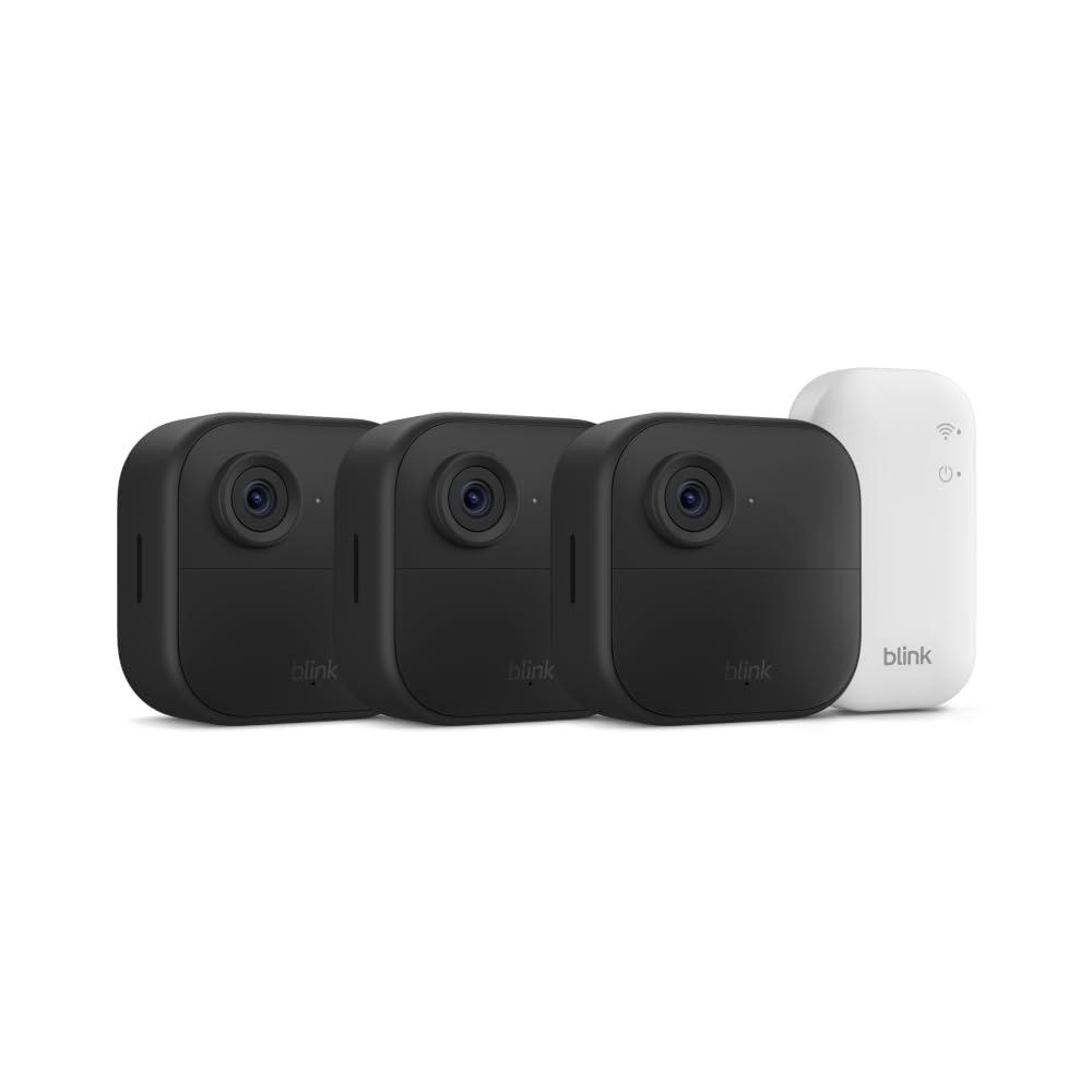 Blink Outdoor 4 – Wireless smart security camera, two-year battery life, two-way talk. Required Sync Module not included – Add-on camera