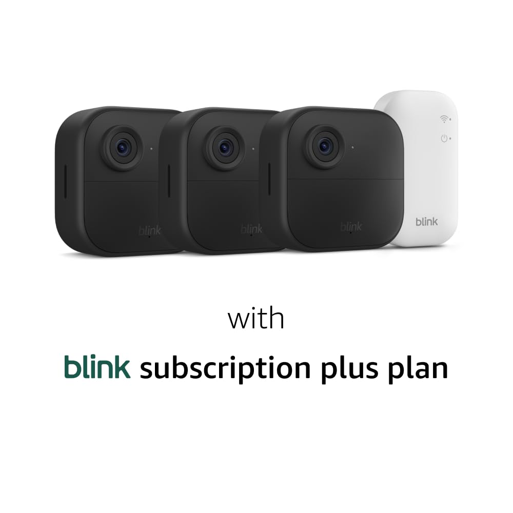 Blink Outdoor 4 – Wireless smart security camera, two-year battery life, two-way talk. Required Sync Module not included – Add-on camera