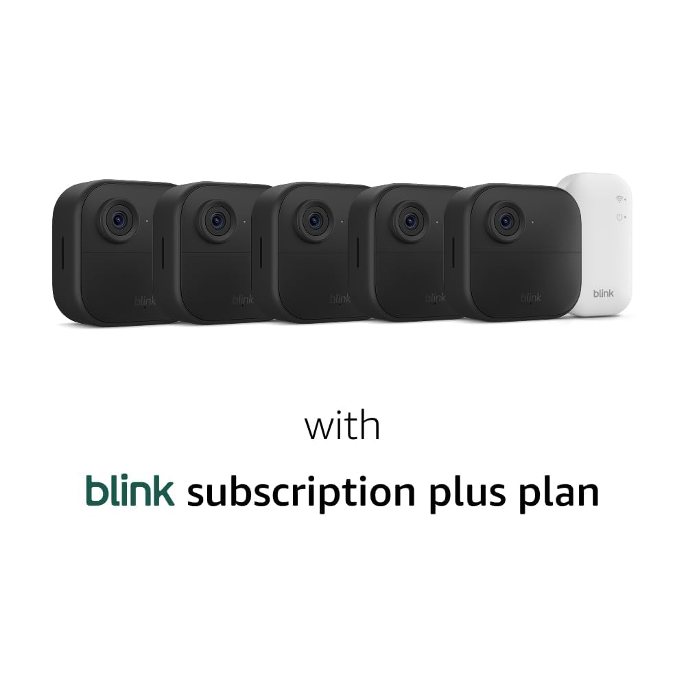 Blink Outdoor 4 – Wireless smart security camera, two-year battery life, two-way talk. Required Sync Module not included – Add-on camera